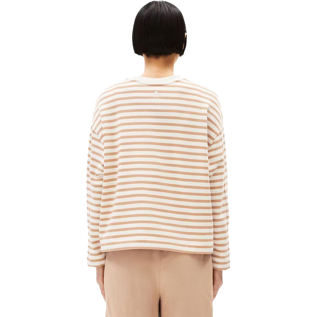 Armedangels Frankaa Maarlen Stripe Sweatshirt Damen undyed beige blond