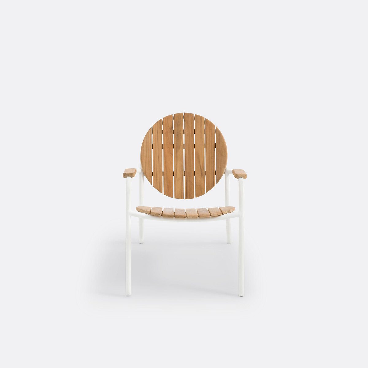 LA REDOUTE INTERIEURS<br>Poltrona de jardim em alumínio/teca maciça, Chassagne