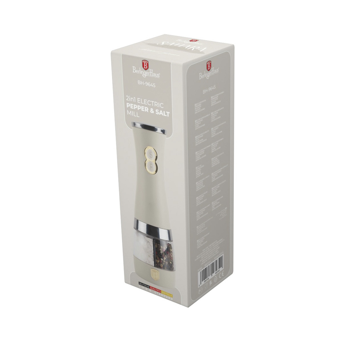 Berlinger Haus Salz- und Pfefferstreuer 2 in 1 matt cream Sahara Collection