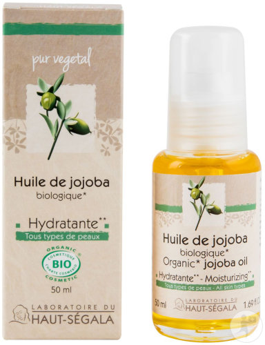 Laboratoire Du Haut-Ségala Huile De Jojoba Vierge Biologique Hydratante Tous Types De Peaux 50ml