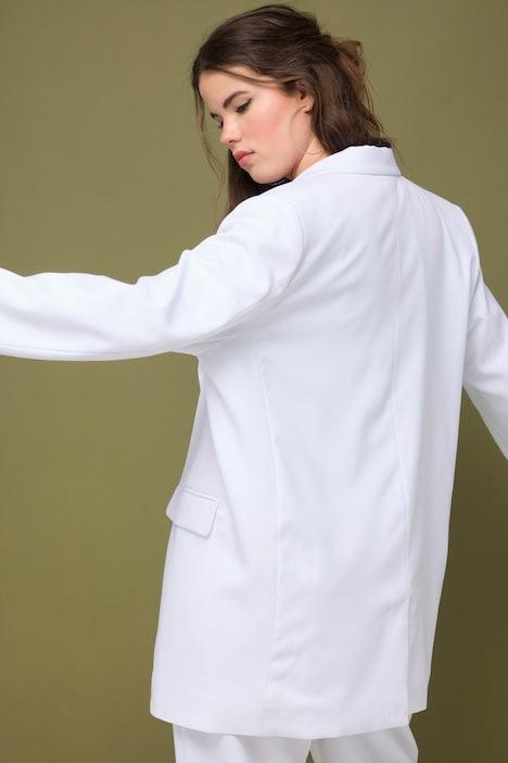 Blazer, oversized, Revers