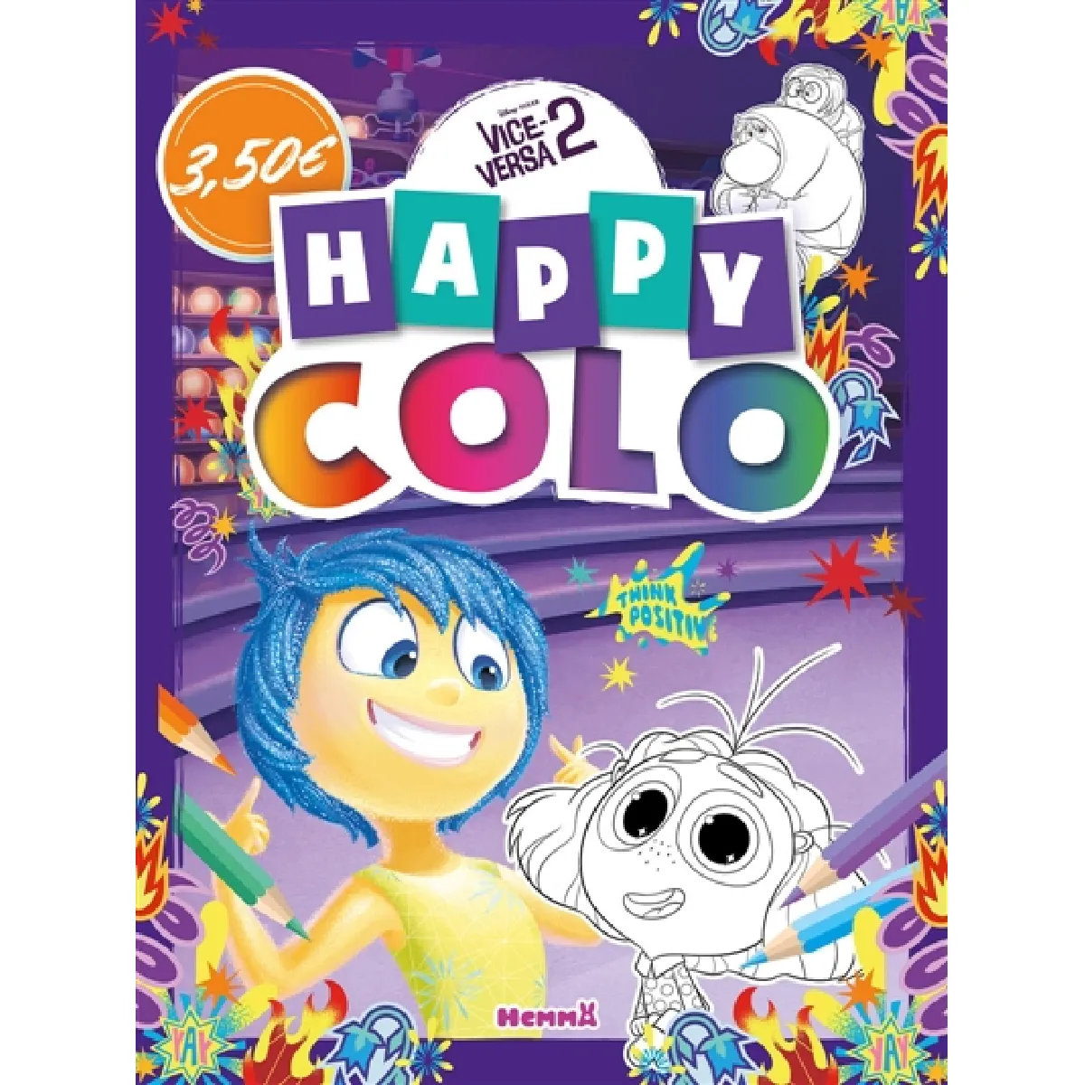 Disney Pixar Vice-versa 2 : Happy colo