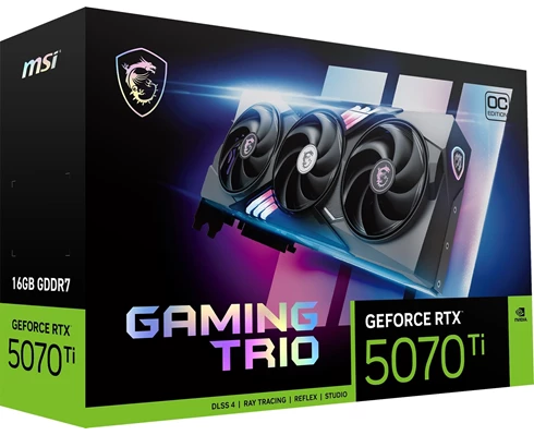 MSI GeForce RTX 5070 Ti 16GB GAMING TRIO OC PLUS