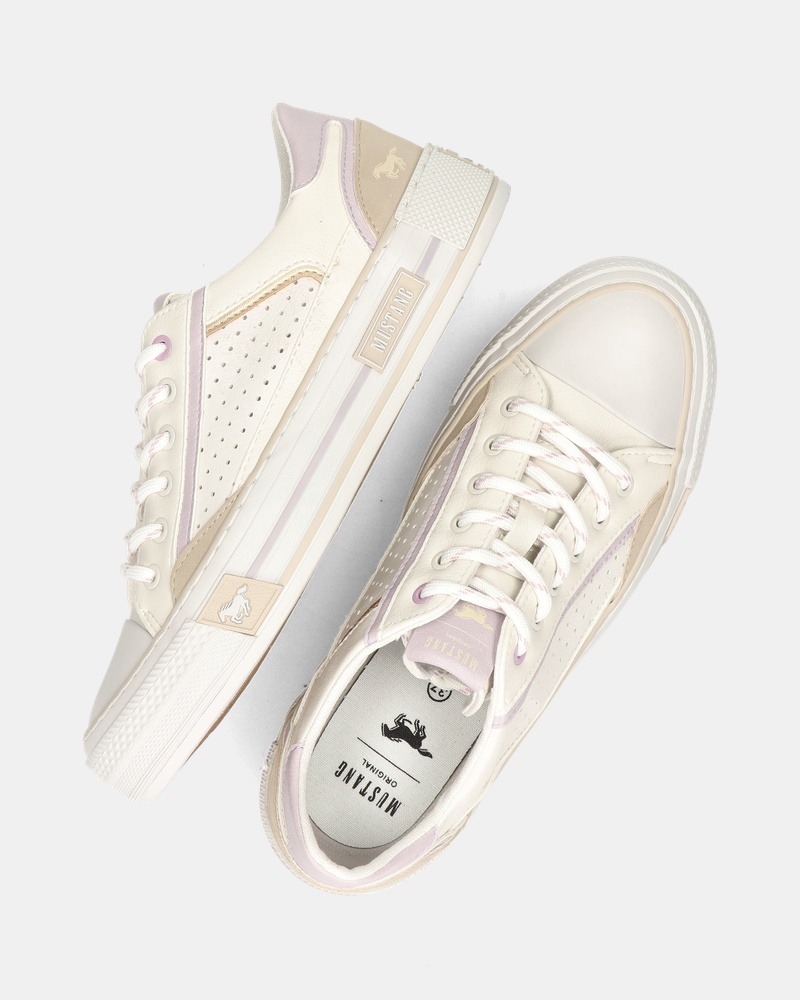 Mustang Lage sneakers  - wit