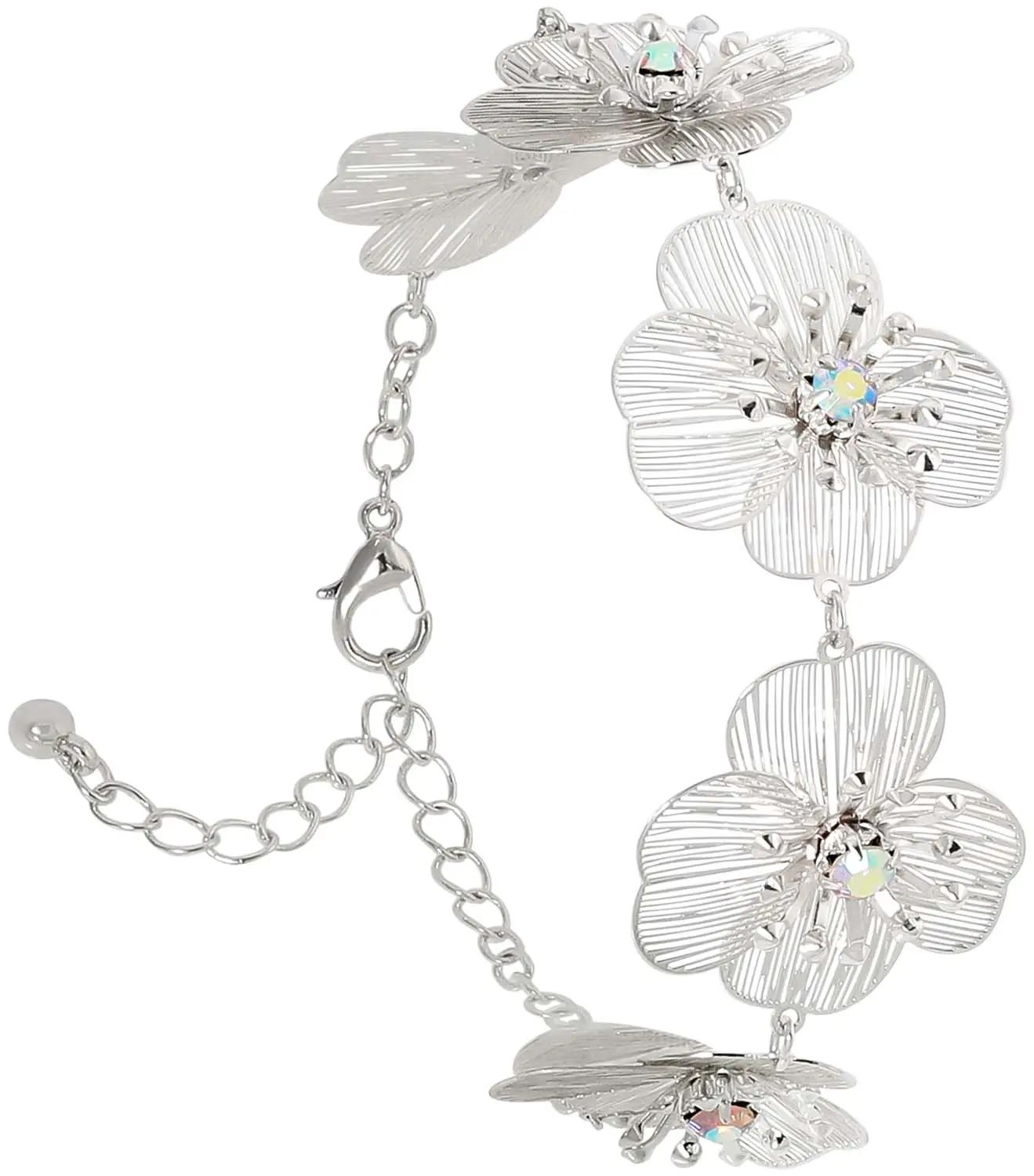 Armband - Silver Petal