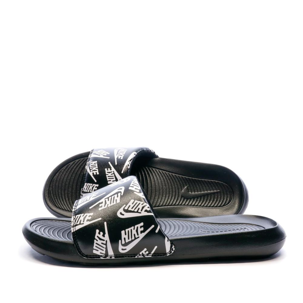 Nike Claquettes Noir Homme Nike Victori One Slide Print