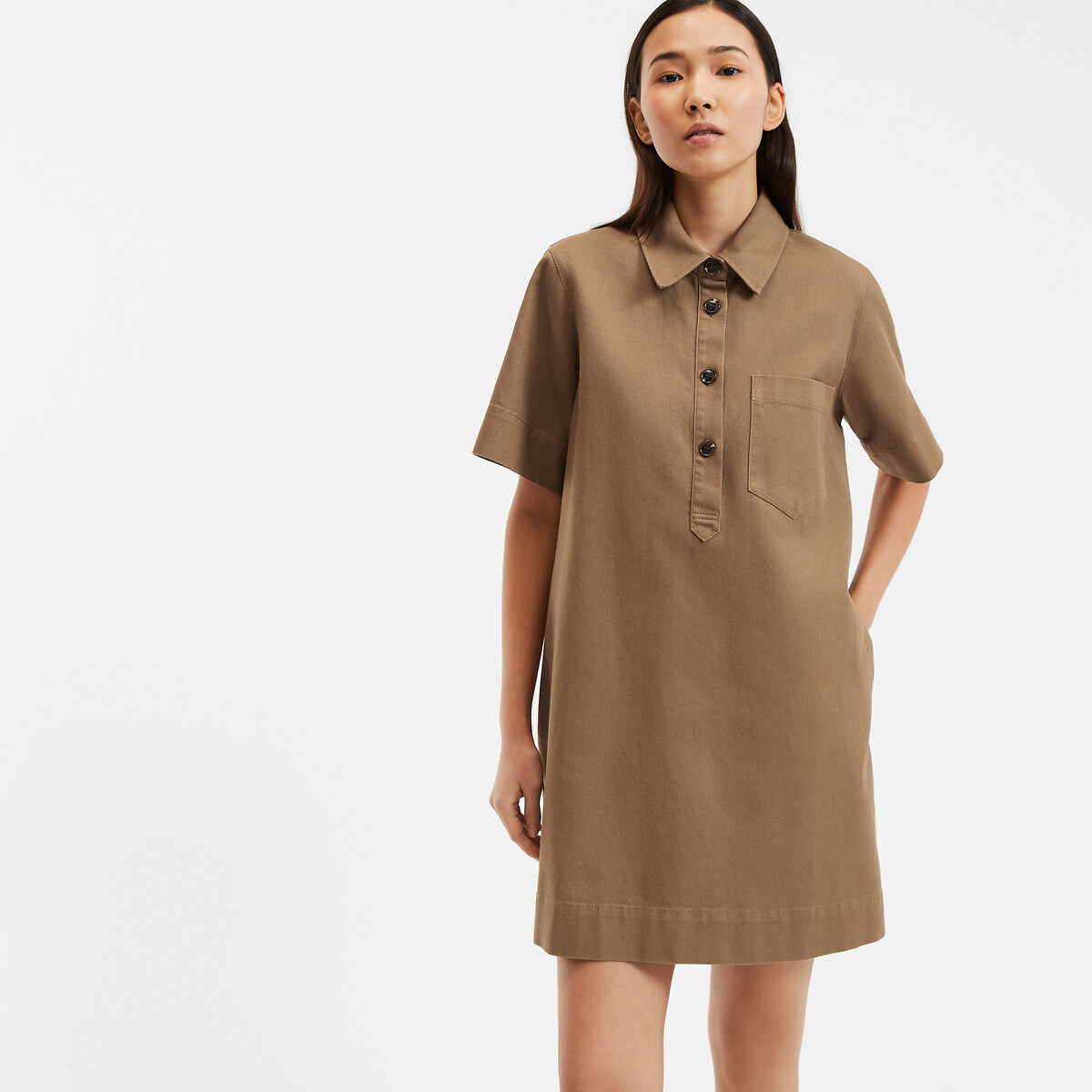 COLEÇÕES LA REDOUTE<br>Vestido curto jeans