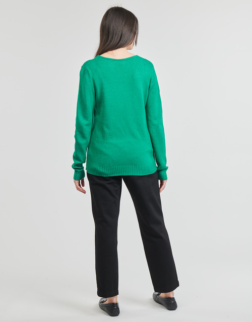 Vila - VIRIL V NECK - Vert