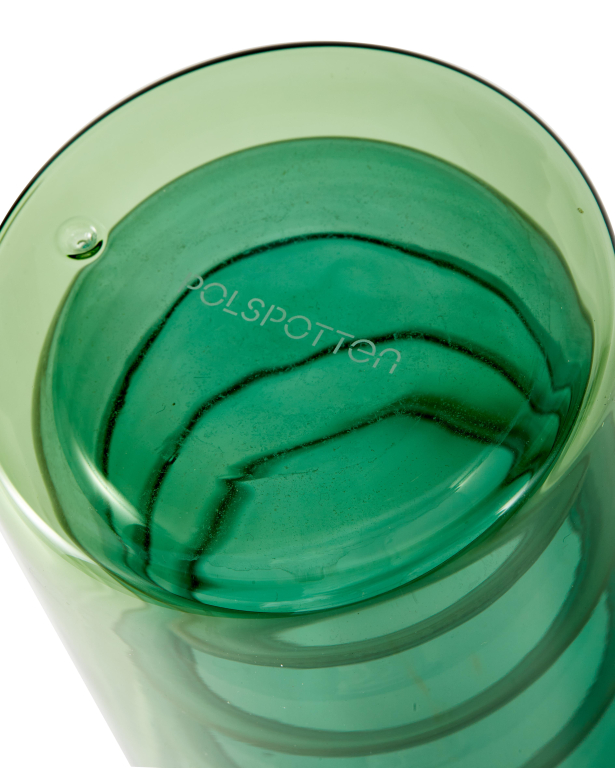 POLSPOTTEN Chubby glazen set van 2 groen