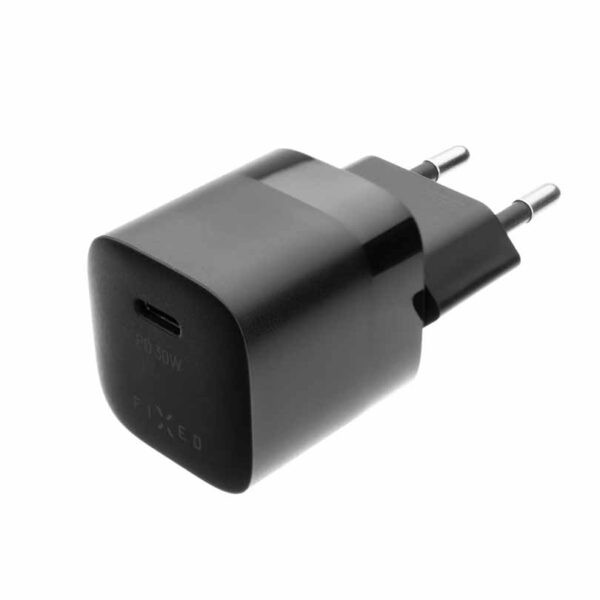 Fixed - Mini Oplader USB-C PD 30W Sort