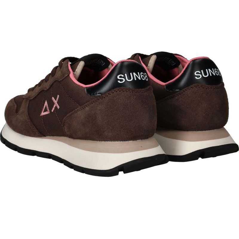 SUN68 Ally Sold Nylon Sneakers Bruin Dames