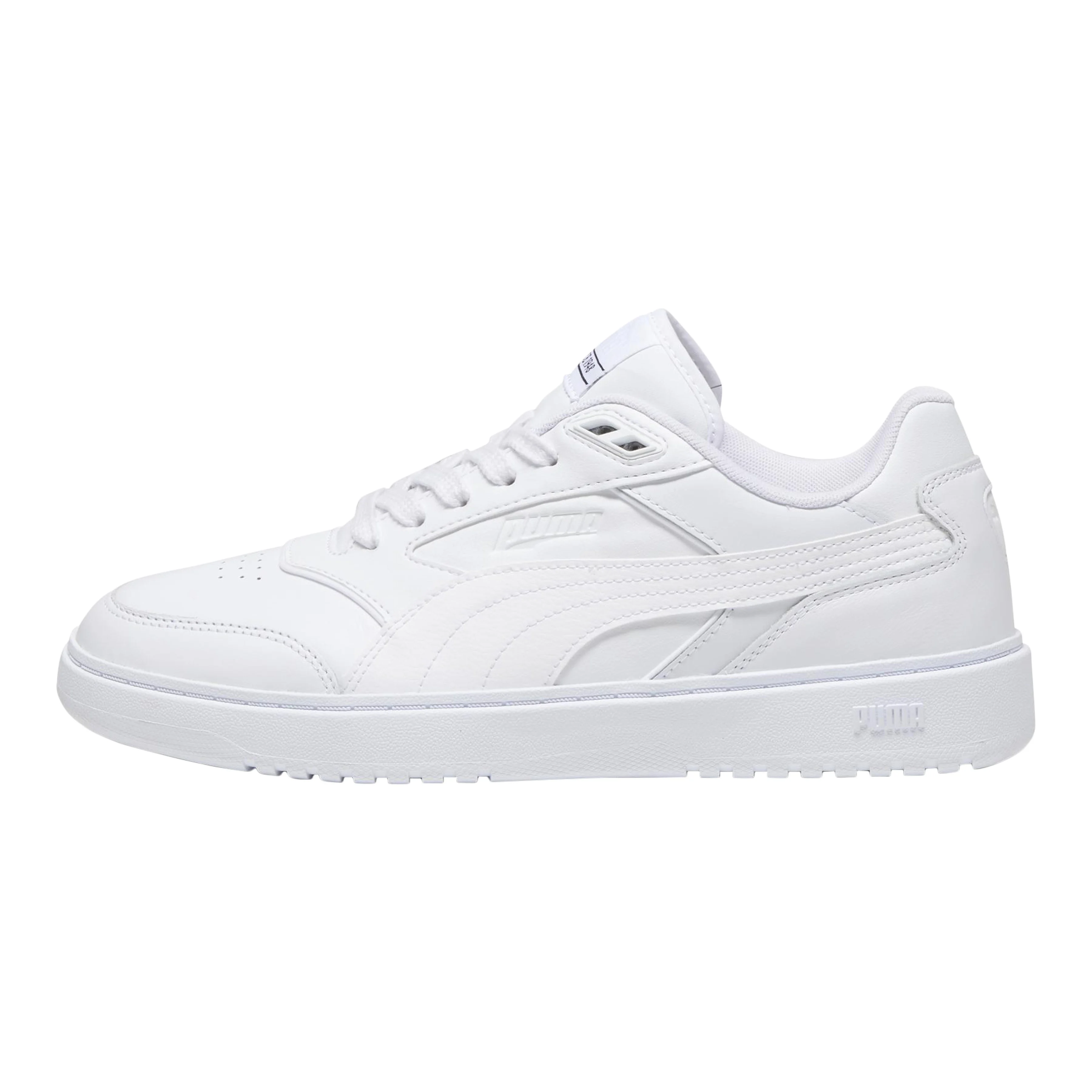 Basket basse cuirdoublecourt | Blanc