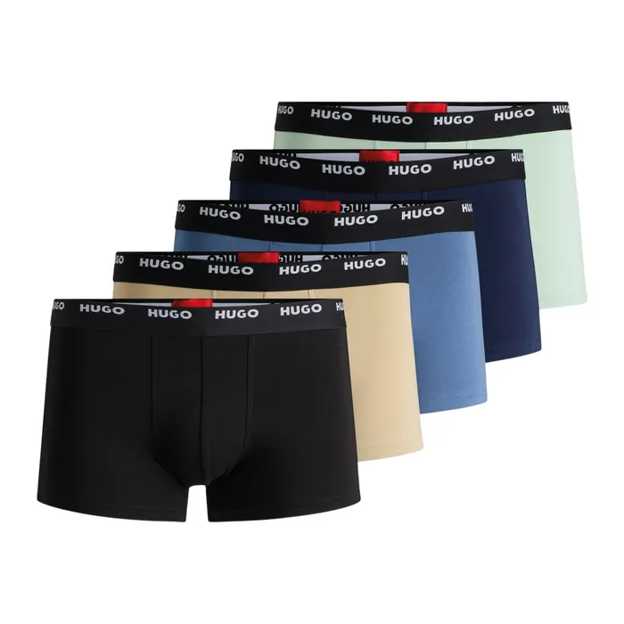 Boss Logo Trunk Boxershorts Heren (5-pack)