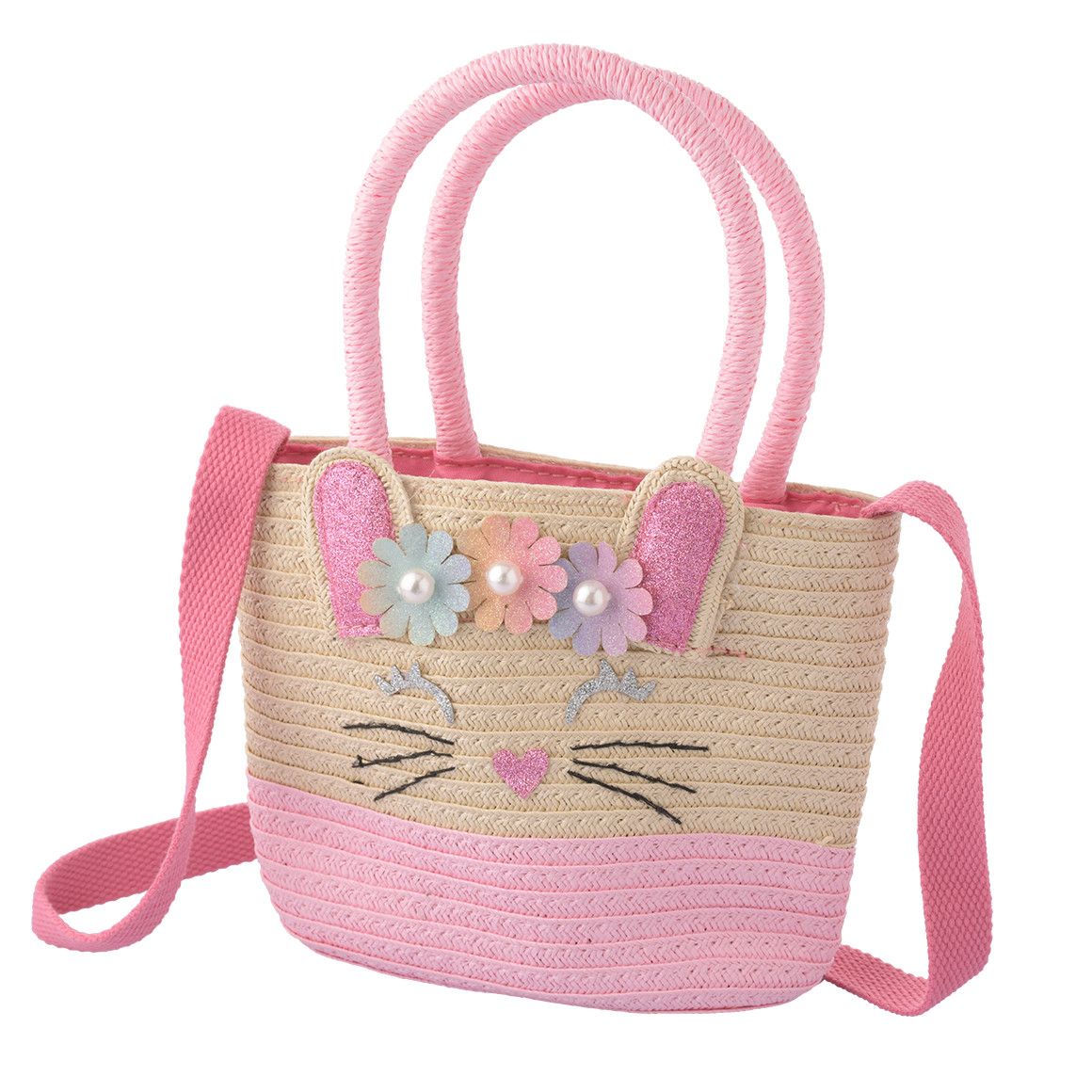 Topolino Mädchen Tasche mit Hasen-Motiv beige / rosa