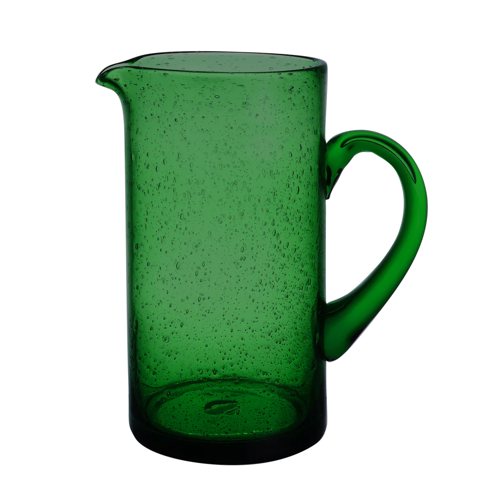 Pichet Bullé 1,1 l vert foncé Table passion