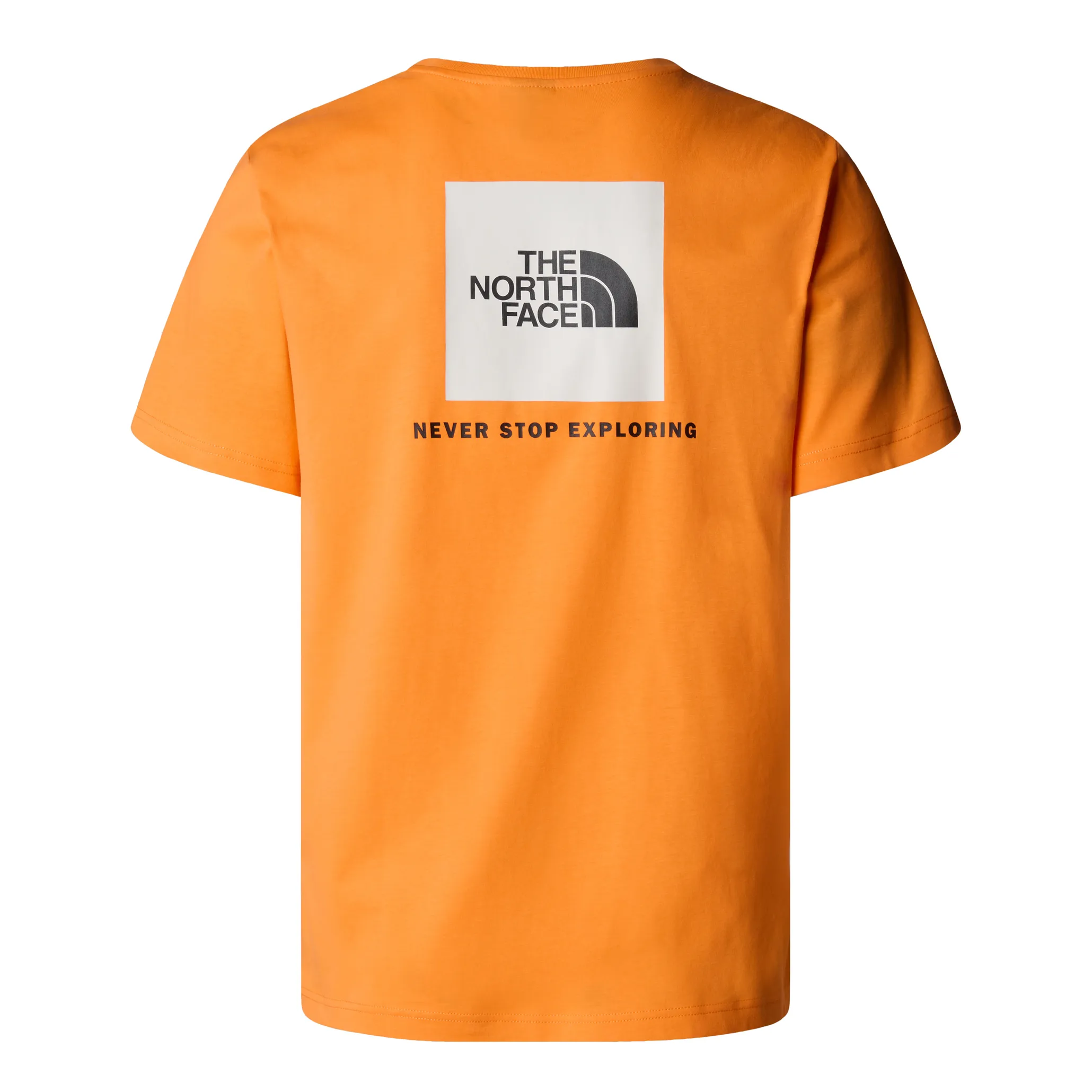 The North Face M S/S BOX NSE Tee Digital Orange/white Du