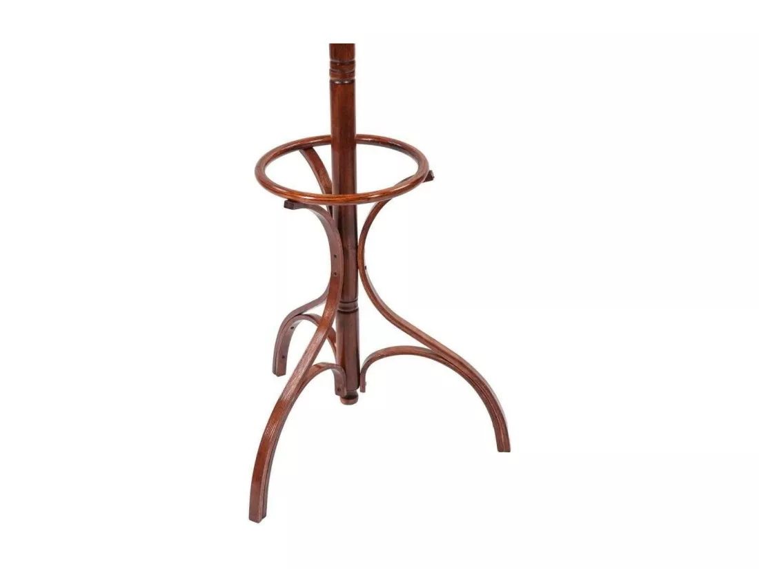 Porte-manteau sur pied marron en bois 31x44x179h