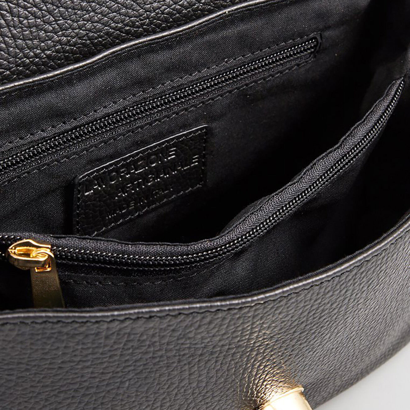 Christian Laurier Sac bandoulière en Cuir Celin  noir - 24x16x10 cm