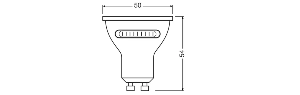 LED-Strahlerform GU10/4,2 Watt/Energie E