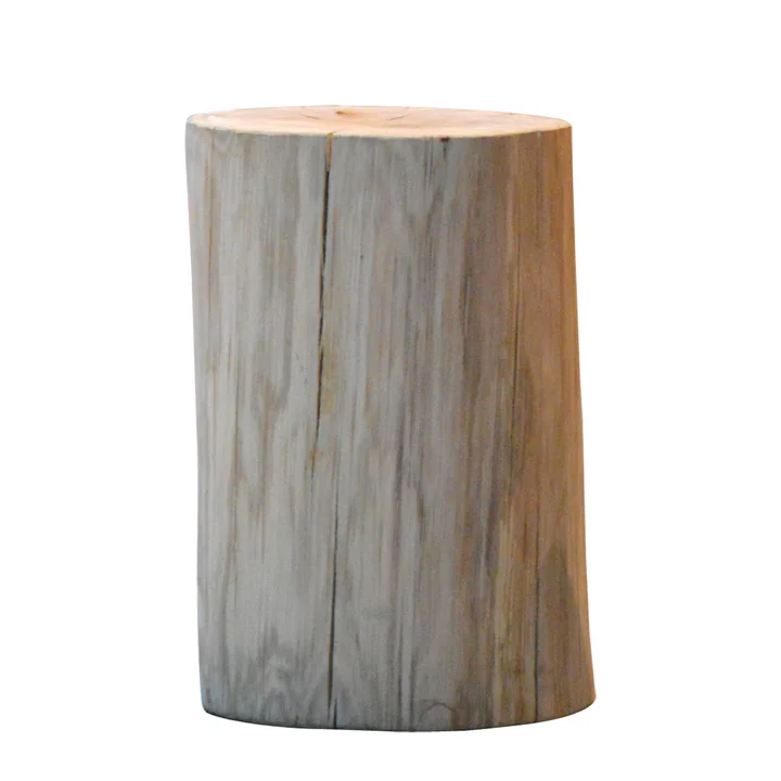 Jan Kurtz - Block Hocker rund H 38 cm, Eiche