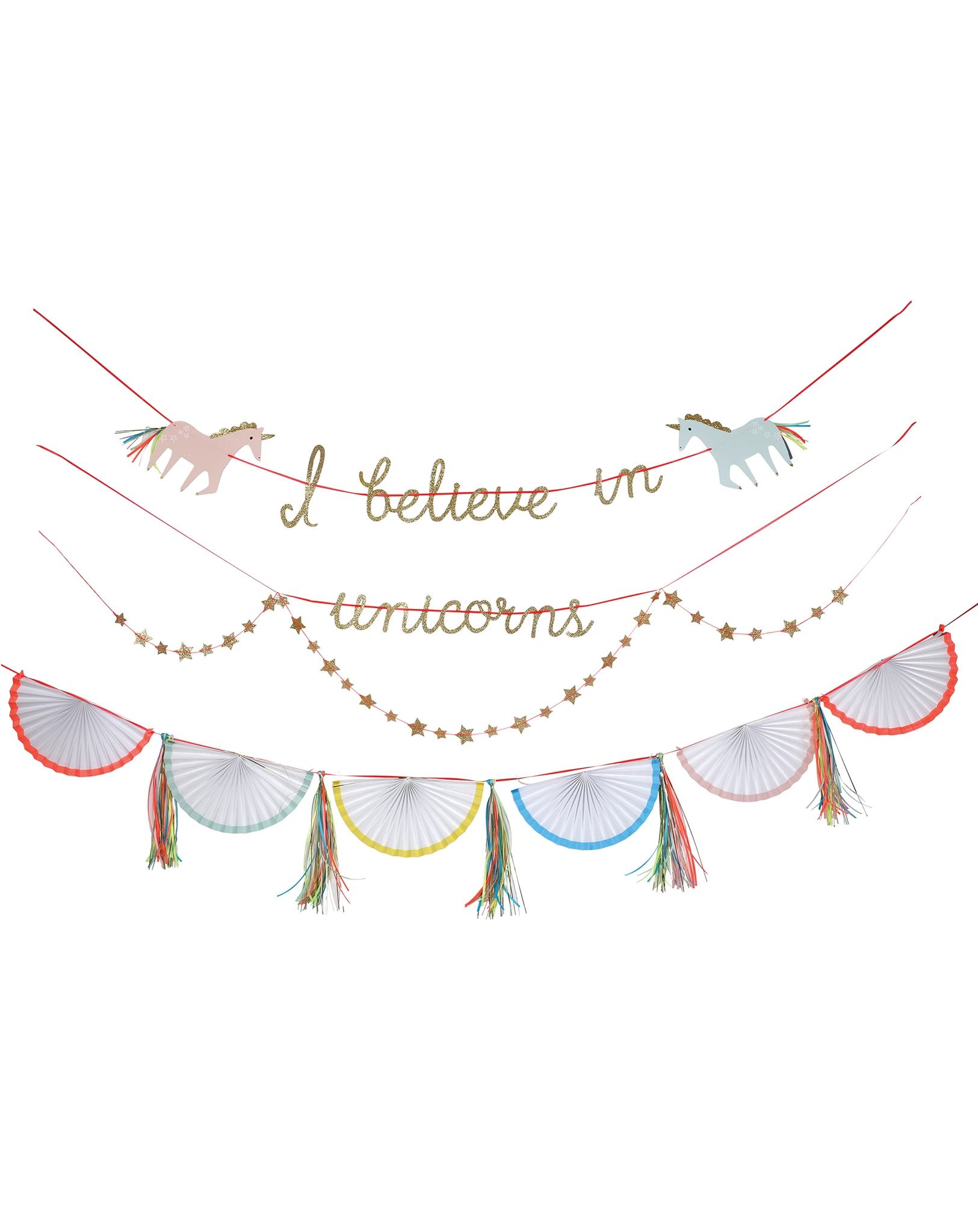 Girlande I BELIEVE IN UNICORNS