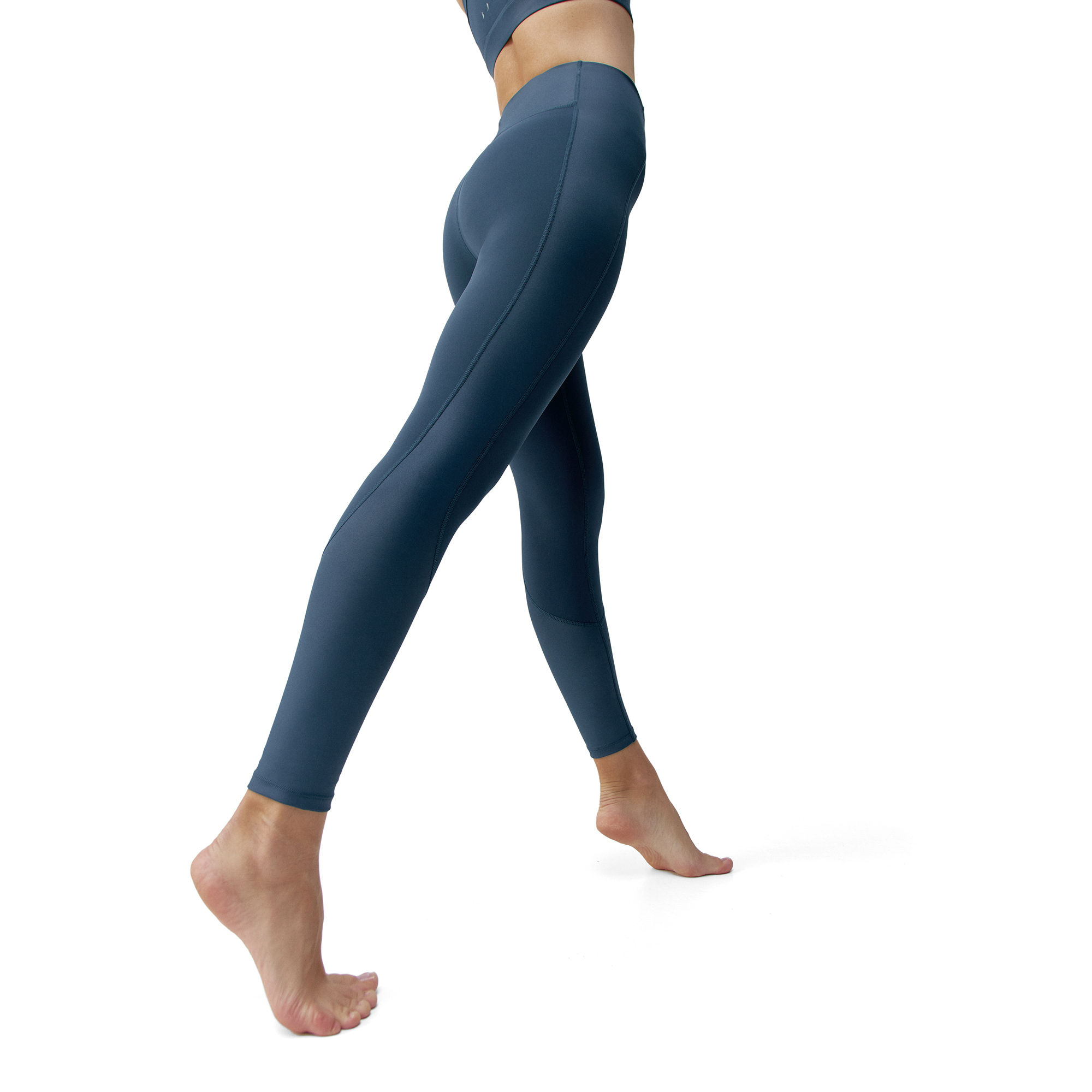 LUANA - Legging luana avec finition satinée | Bleu