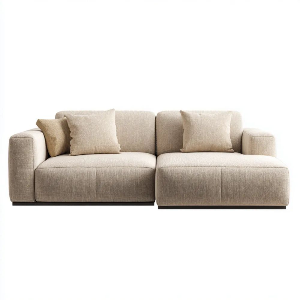 2-Sitzer-Sofa Stoff 180x90x75 cm – Beige – Modernes Design