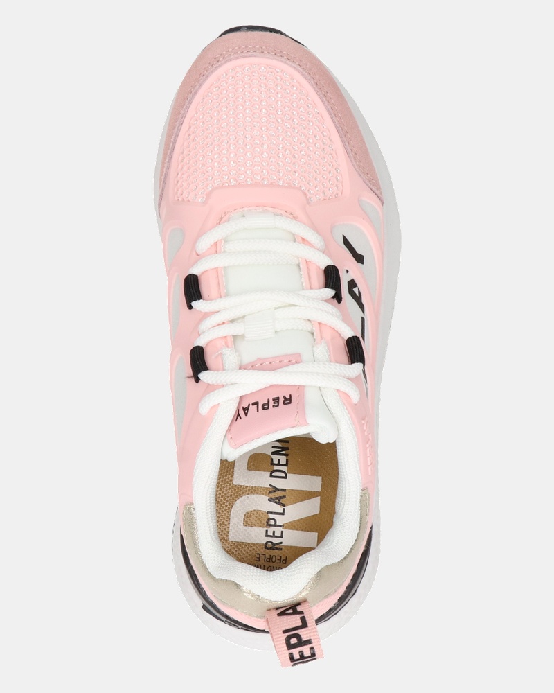 Replay Maze Jr. Lage sneakers  - roze