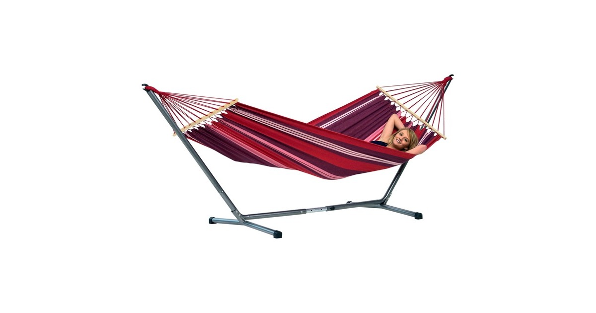 AmazonasSummer Set hangmat  (Rood/paars)