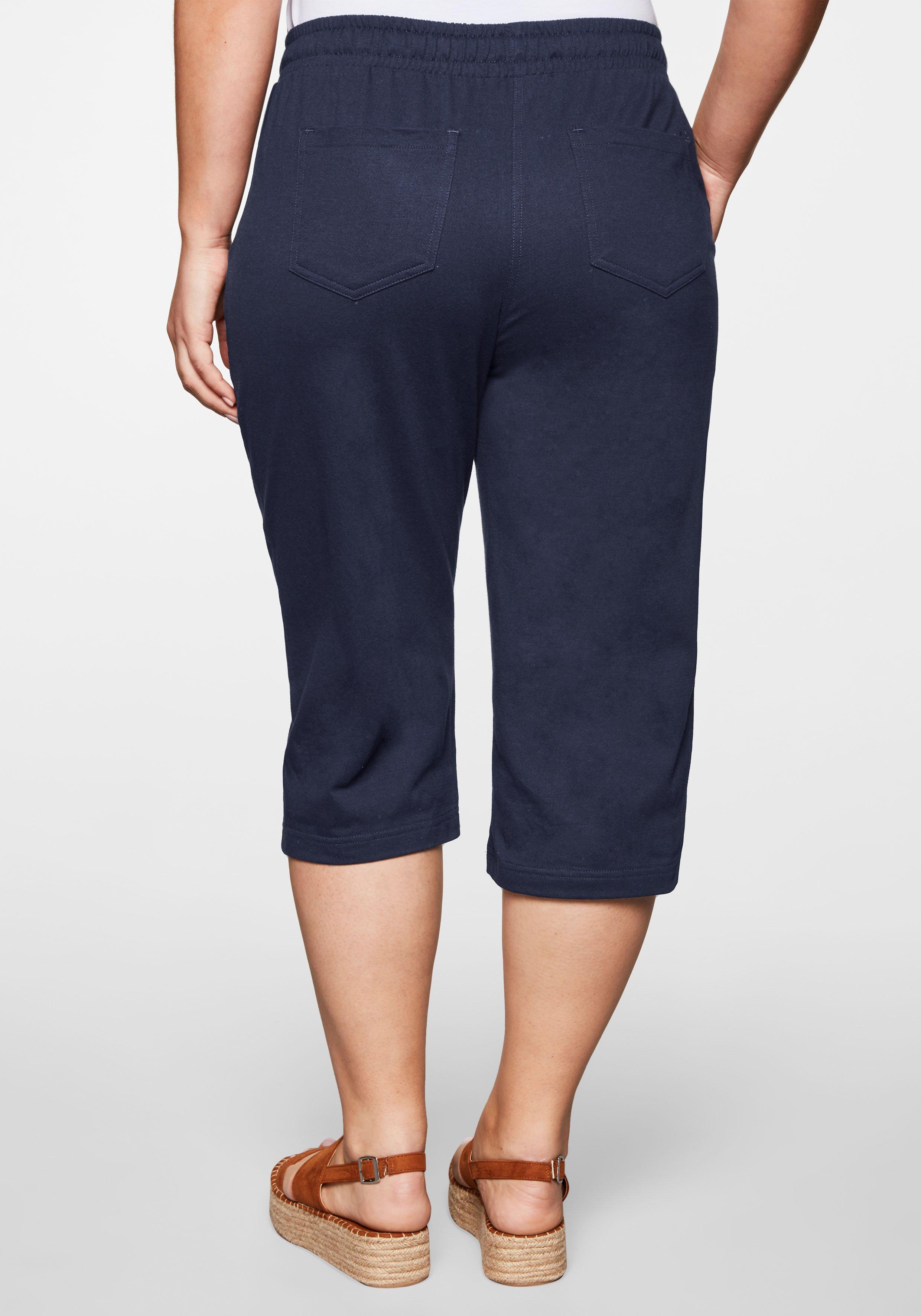 3/4-Hose mit Schlupfbund, aus Jersey