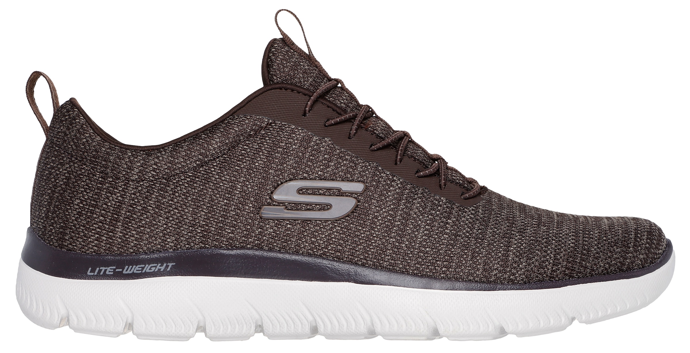 Skechers Slip-On Sneaker »SUMMITS-«  , Slipper, Freizeitschuh, Halbschuh mit Elastic Schnürsenkel