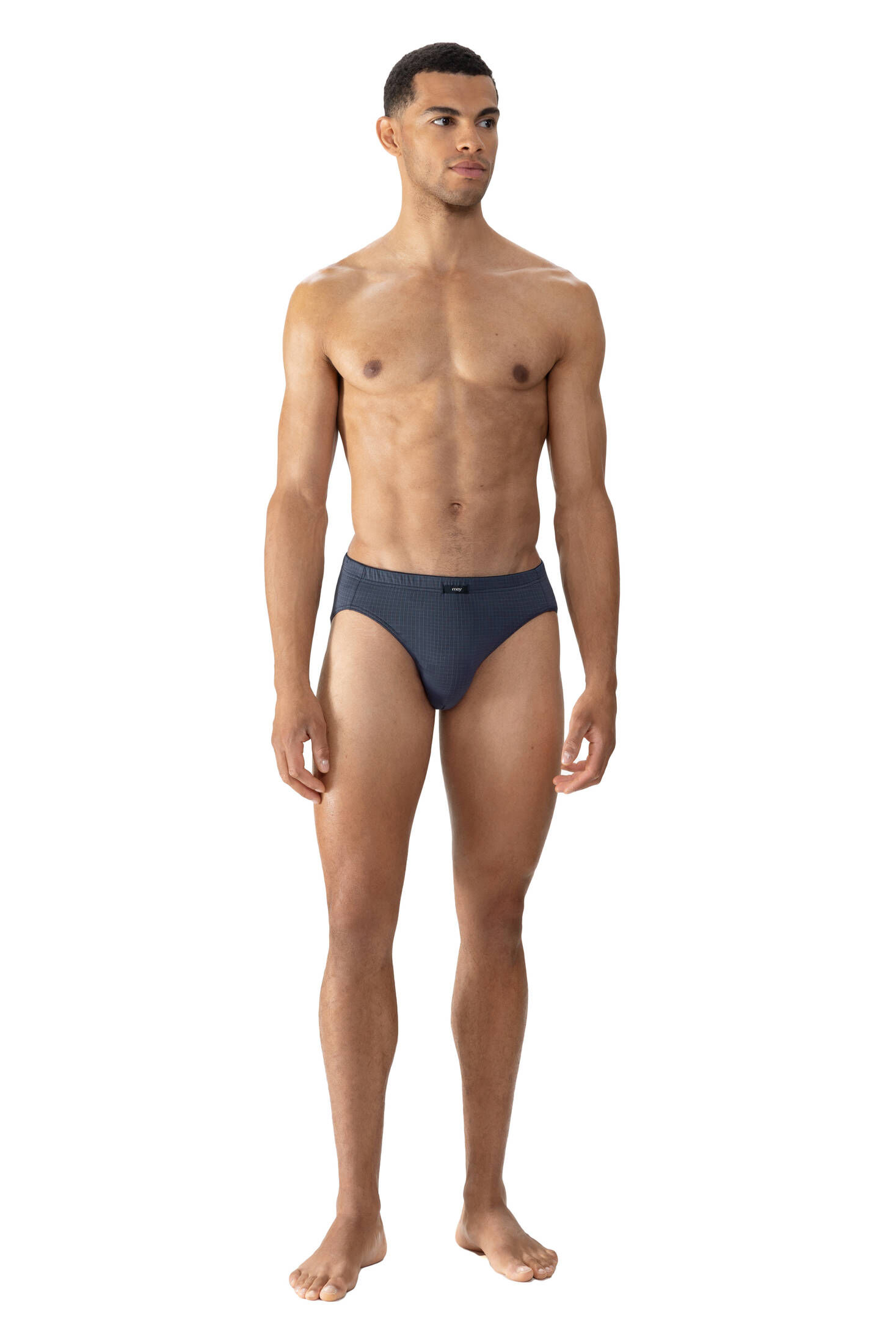 mey| Herren Jazz Pants Serie Blue Check