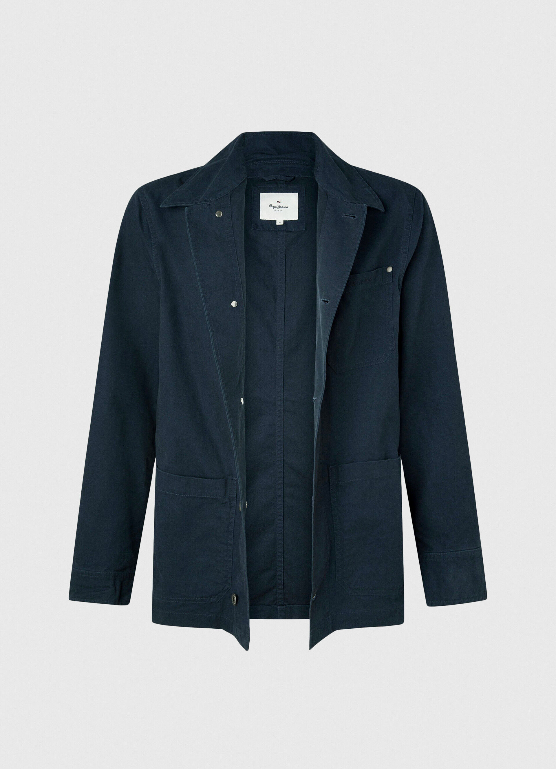 Jaqueta utilitária de lona - azul dulwich