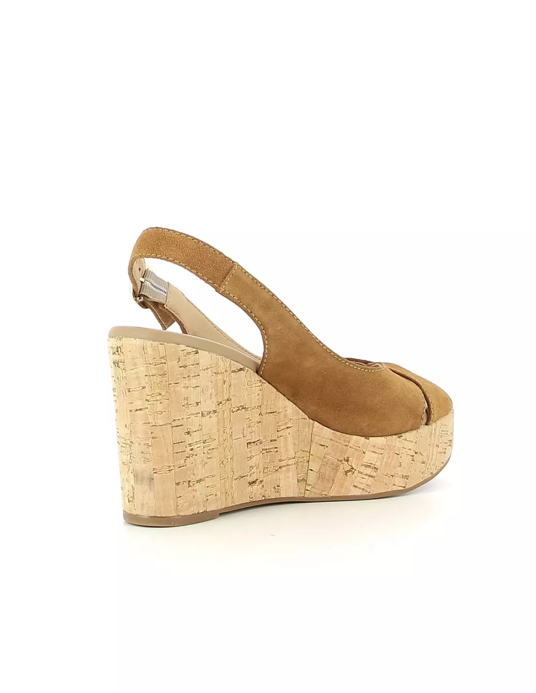 NEROGIARDINI E115810D - Sandales & nu-pieds Velourtobacco