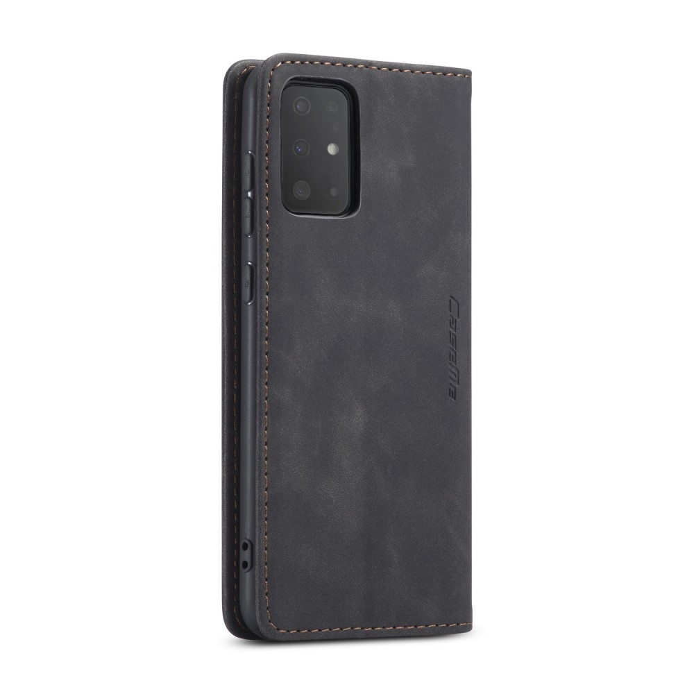 Samsung Galaxy S20 / S20 5G Leder Tasche Flip Wallet Etui mit Kartenfächern - Schwarz