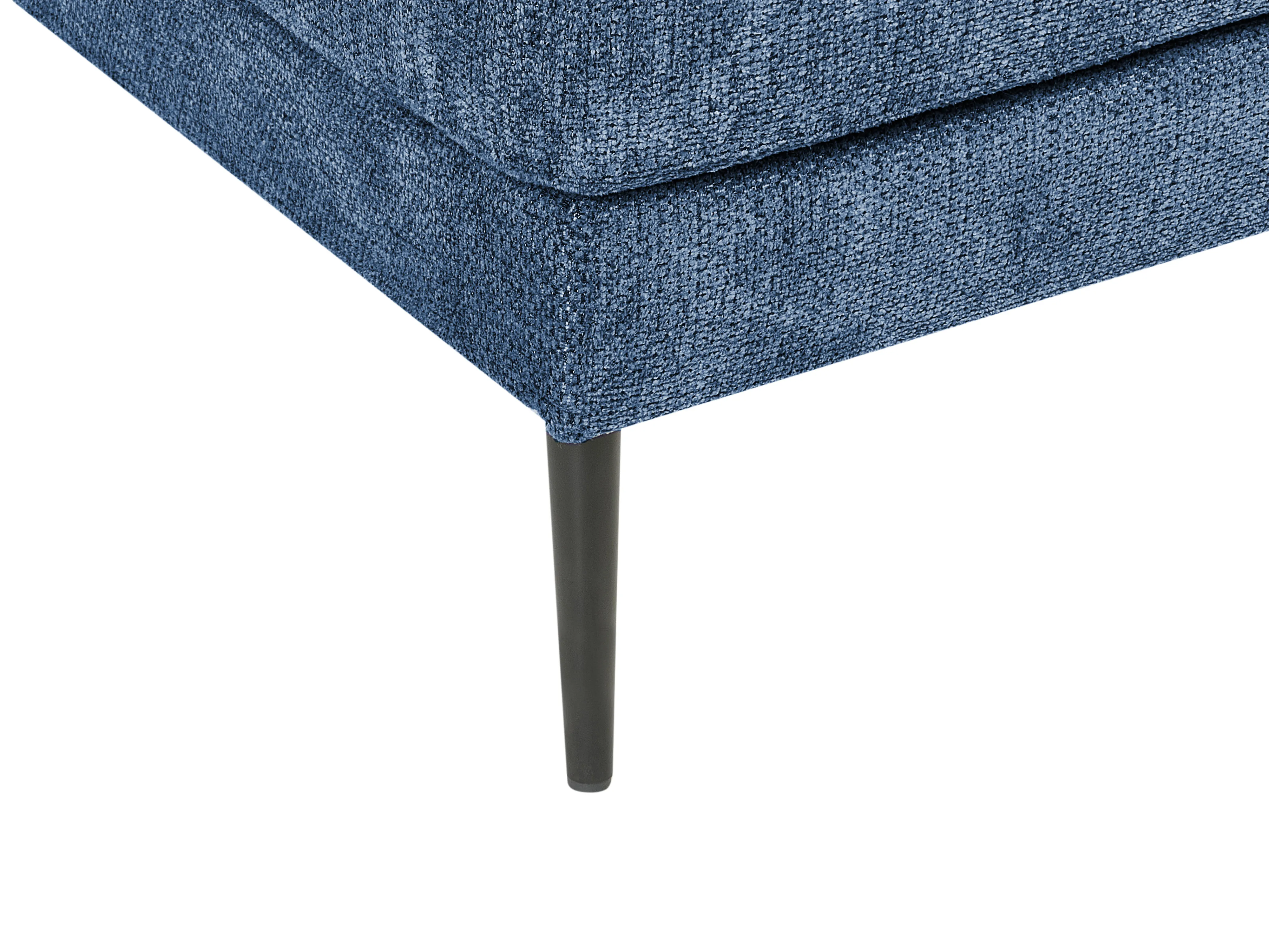 Hoekbank 3-zits FLAM Stof Blauw linkszijdig