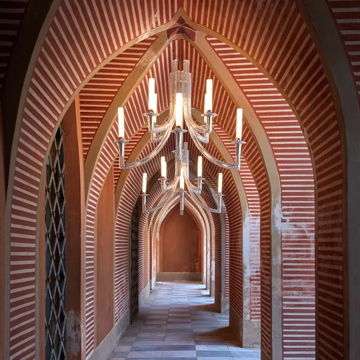 Kartell - Khan Kronleuchter, Polycarbonat, transparent glänzend