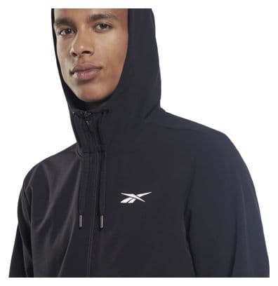 Sweat à capuche Reebok Training Perf Noir