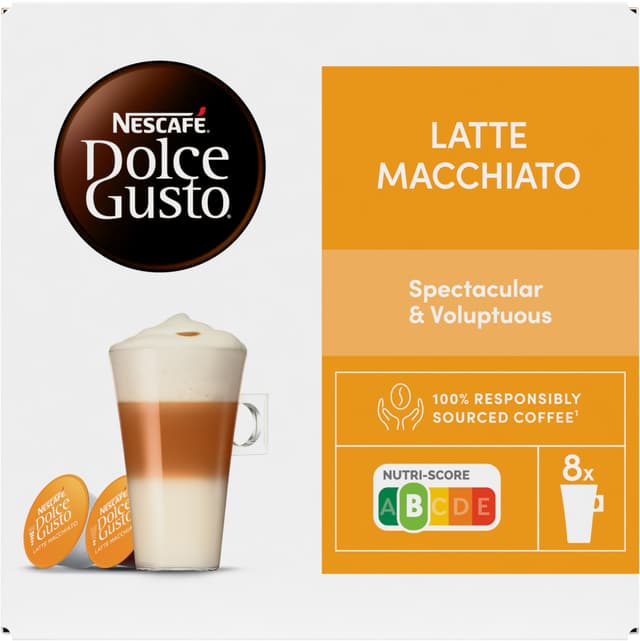 Nescafé Dolce Gusto Latte Macchiato kaffekapsler (16 stk)