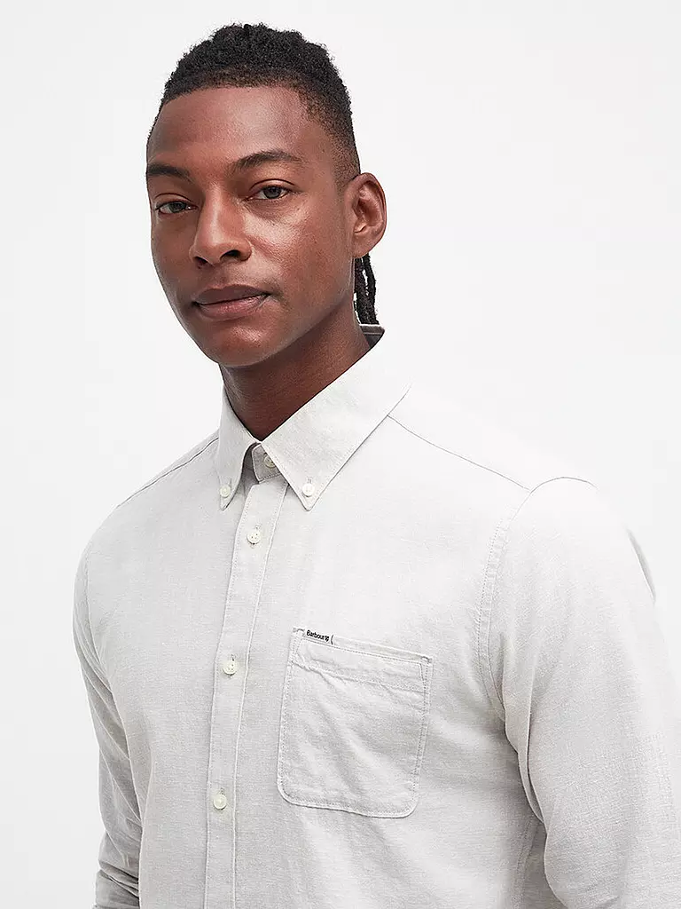 BARBOUR Hemd NELSON hellgrau