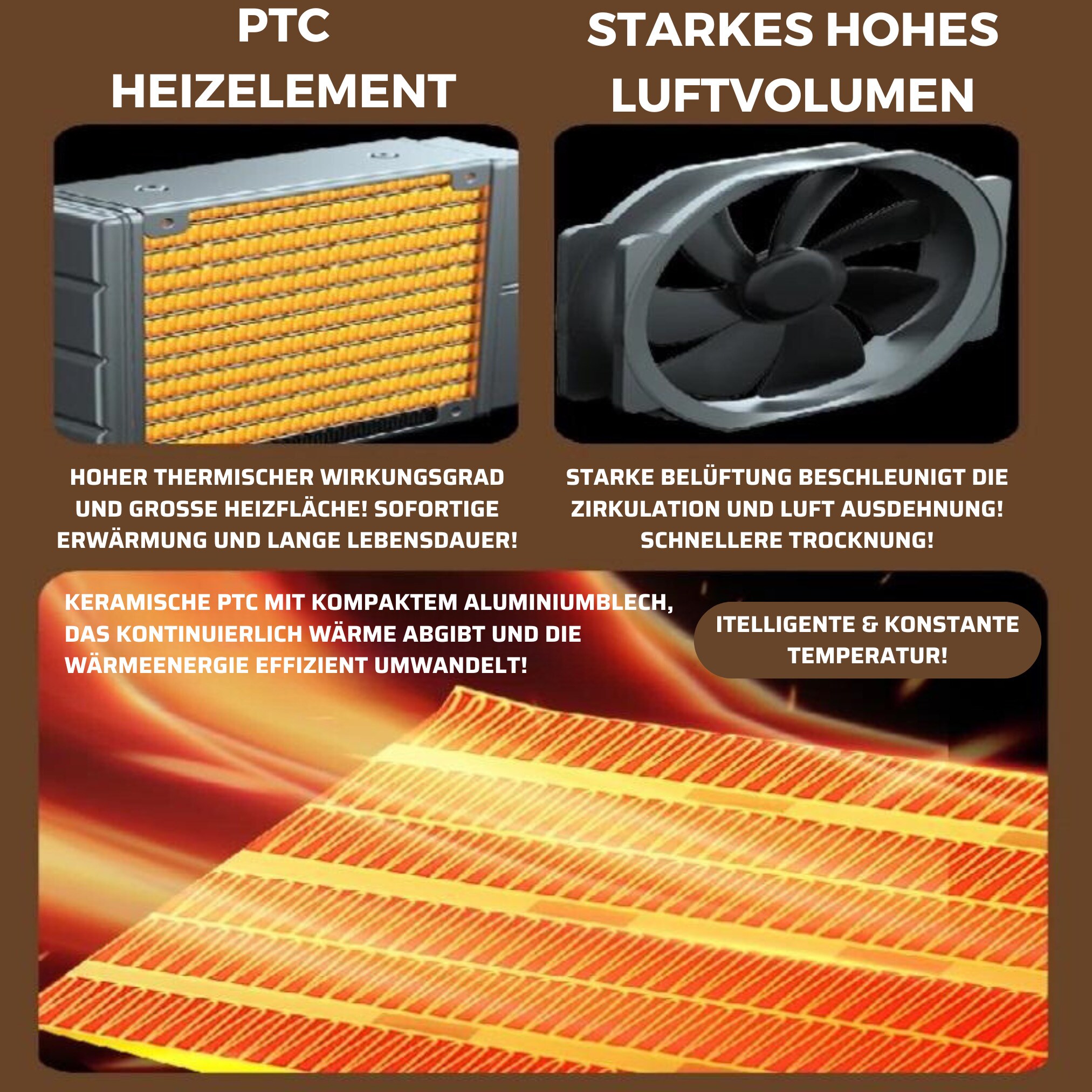 Starlyf® Elektrischer Wäschetrockner, klein und schmal zum Anhängen Cloth Dryer