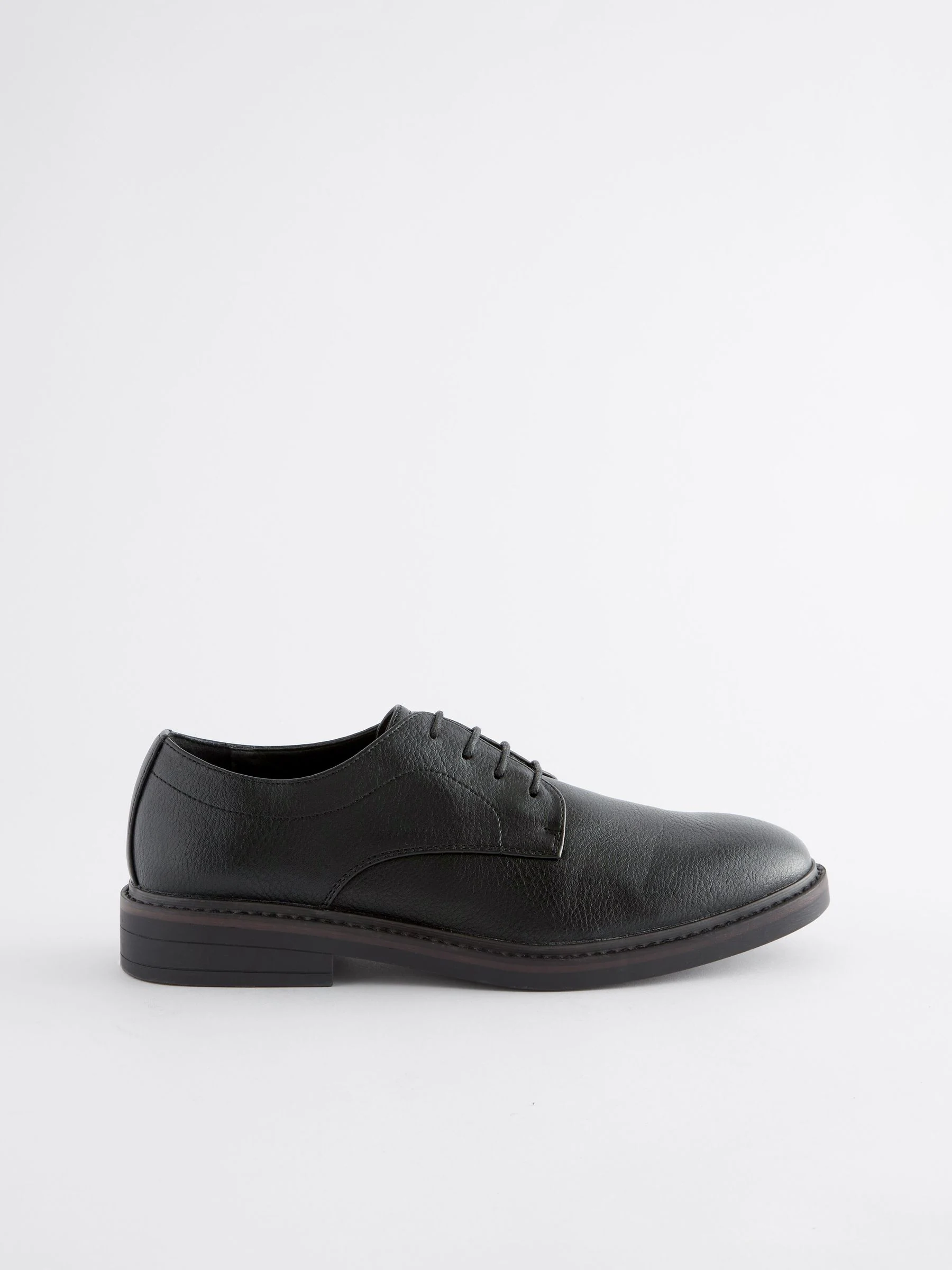 Zwart - Derby-schoenen met dikke zool