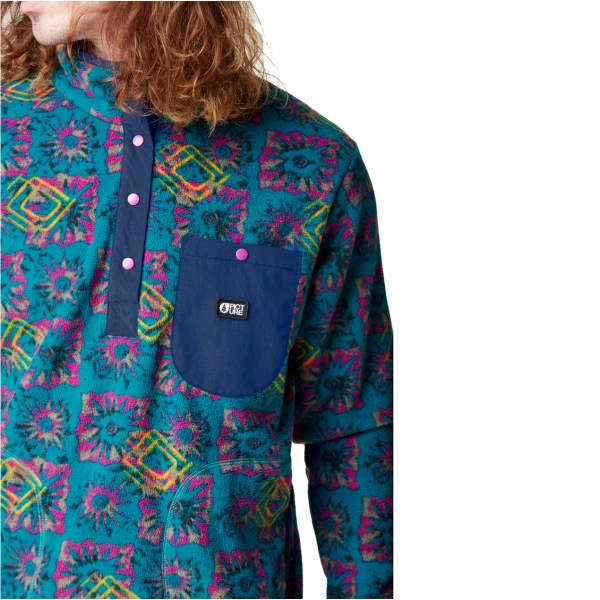 Sweat polaire PICTURE ORAVIK 1/4 FLEECE FIZZY PRINT