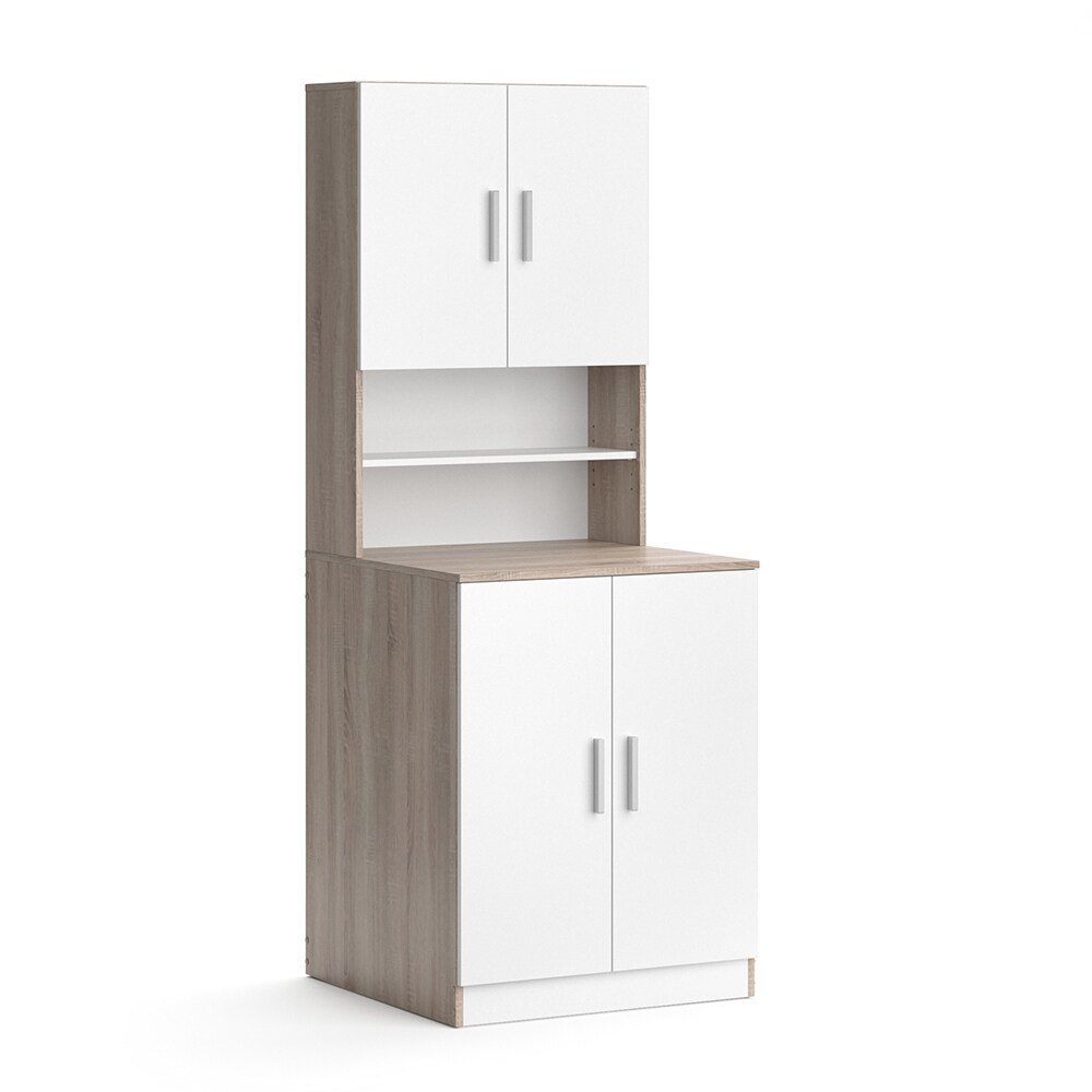 Vicco Waschmaschinenschrank Badschrank Hochschrank Liana sonoma Badregal Überbau