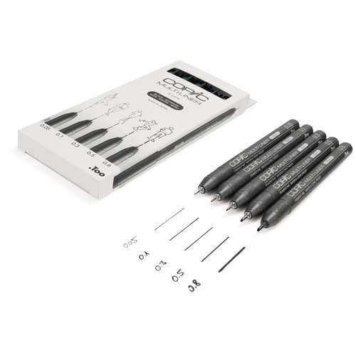 COPIC® Multiliner 5er-Set, black