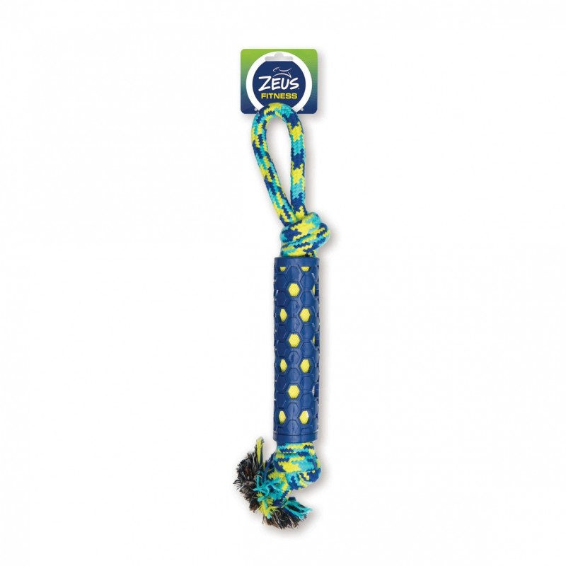Brinquedo para cães Zeus Fitness Retriever Tug com corda e TPR, 45 cm