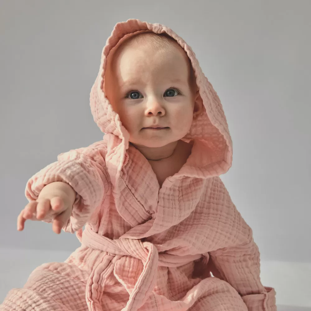 Lille Kanin Badekåbe, Rose Smoke, Flere størrelser - 1 stk.