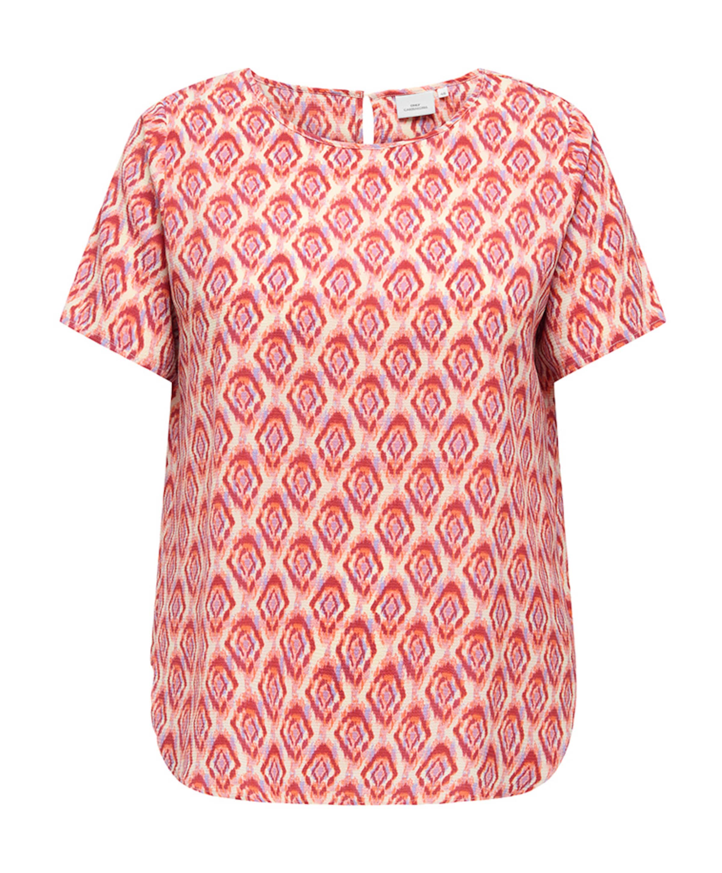 Only Carmakoma Dames T-shirt rood