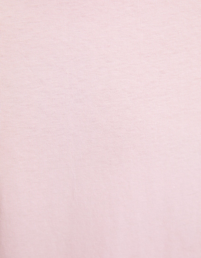 Camiseta de manga curta com modelagem regular