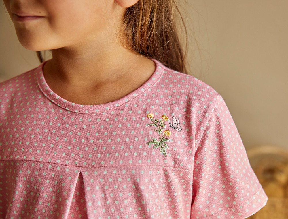 Chemise de nuit enfant-Ronde bucolique